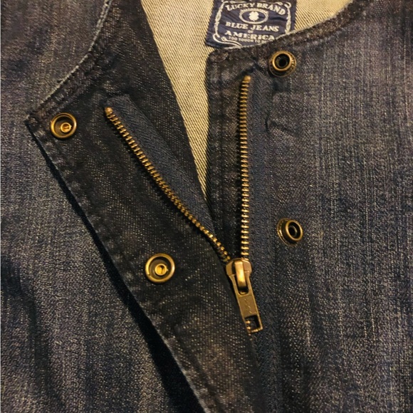 Lucky Brand Indigo Blue Denim Jean Jacket - Picture 4 of 13